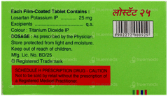 Lostat 25Mg Tablet 15 Lostat 25Mg Tablet 15